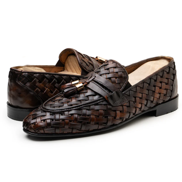 Brown Knit Luxe Loafer
