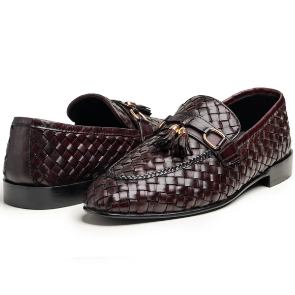 Dark Brown Knit Luxe Loafer