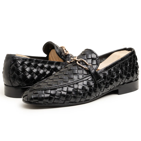 Black Knit Luxe Loafer