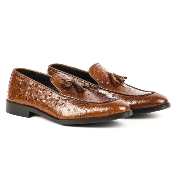 Exotic Tan Loafers