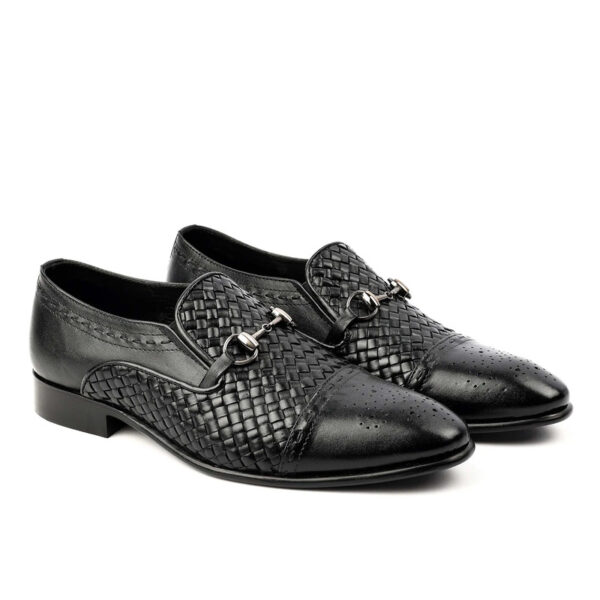 Woven Elegance Loafers