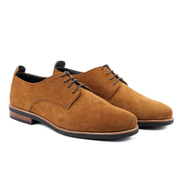 Suede Charm Derby Shoes